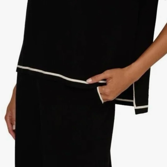 Adrianna Papell black 2-piece knit lounge set - Size Large - NWT - Picture 3 of 6